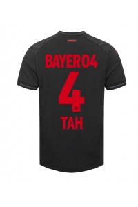 Bayer Leverkusen Jonathan Tah #4 Jalkapallovaatteet Kotipaita 2023-24 Lyhythihainen